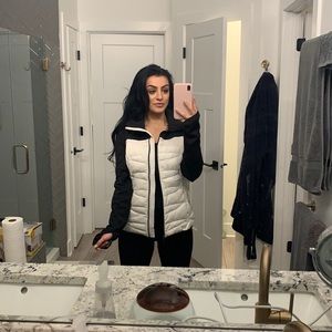 White and black Michael Kors jacket in small